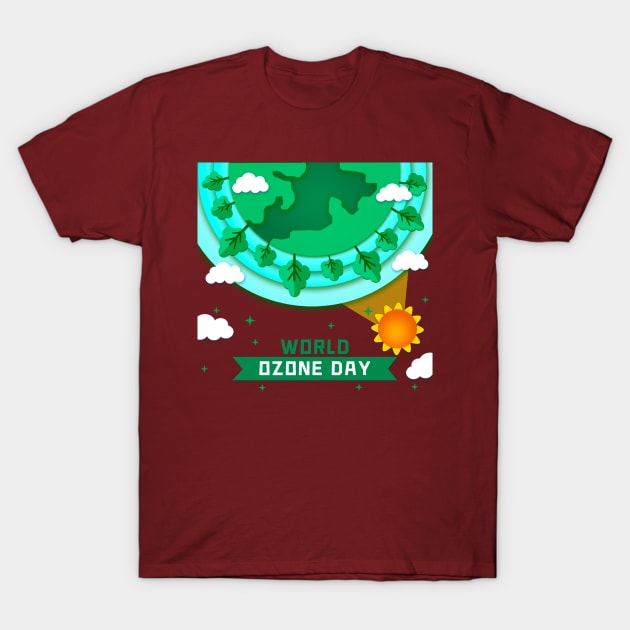 International Day for the Preservation of the Ozone Layer T-Shirt by BlackRose Store